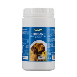 UniVIT Roboran H na srst barevných psů 400 g