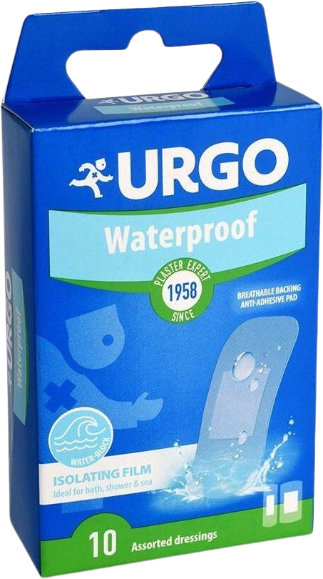 URGO Waterproof voděodolná náplast 10 ks