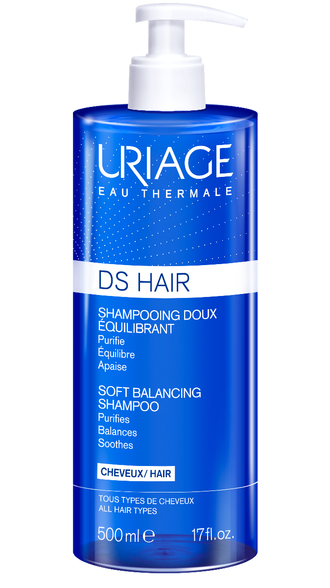Uriage DS Hair Balancing Shampoo jemný zklidňující šampon 500 ml