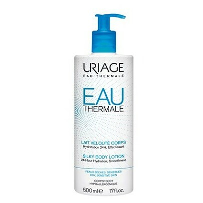 URIAGE Eau Thermale Hedvábné tělové mléko pro suchou a citlivou pokožku 500 ml