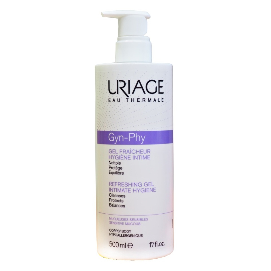 URIAGE Gyn Phy Osvěžující mycí gel na intimní hygienu 500 ml
