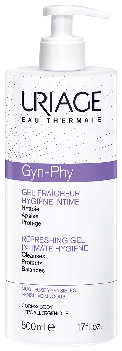 URIAGE Osvěžující mycí gel na intimní hygienu Gyn Phy Refreshing Gel Intimate Hygiene 500 ml