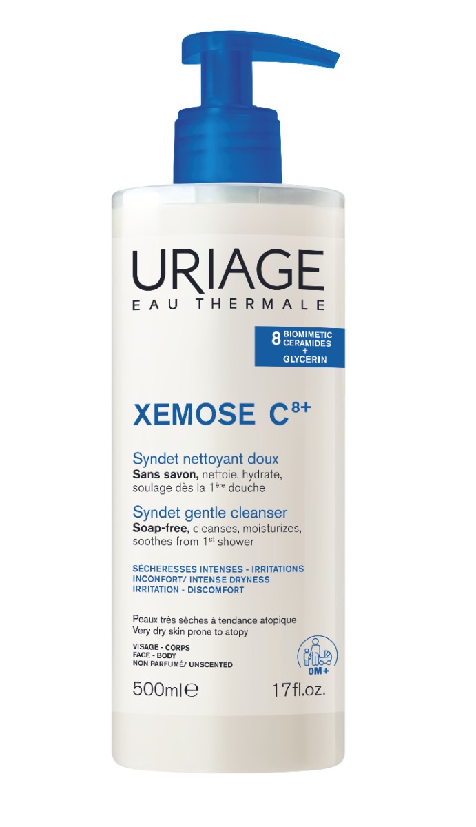 Uriage Xémose C8+ Mycí gel pro velmi suchou až atopickou pokožku 500 ml