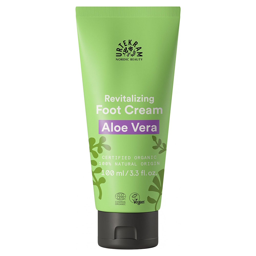 URTEKRAM Regenerační krém na nohy s aloe vera BIO 100 ml