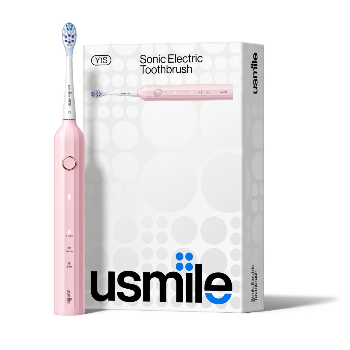 USMILE Y1S Sonický zubní kartáček Honey Pink