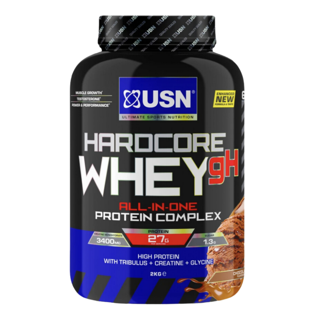 USN Hardcore Whey gH 2000g - vanilka