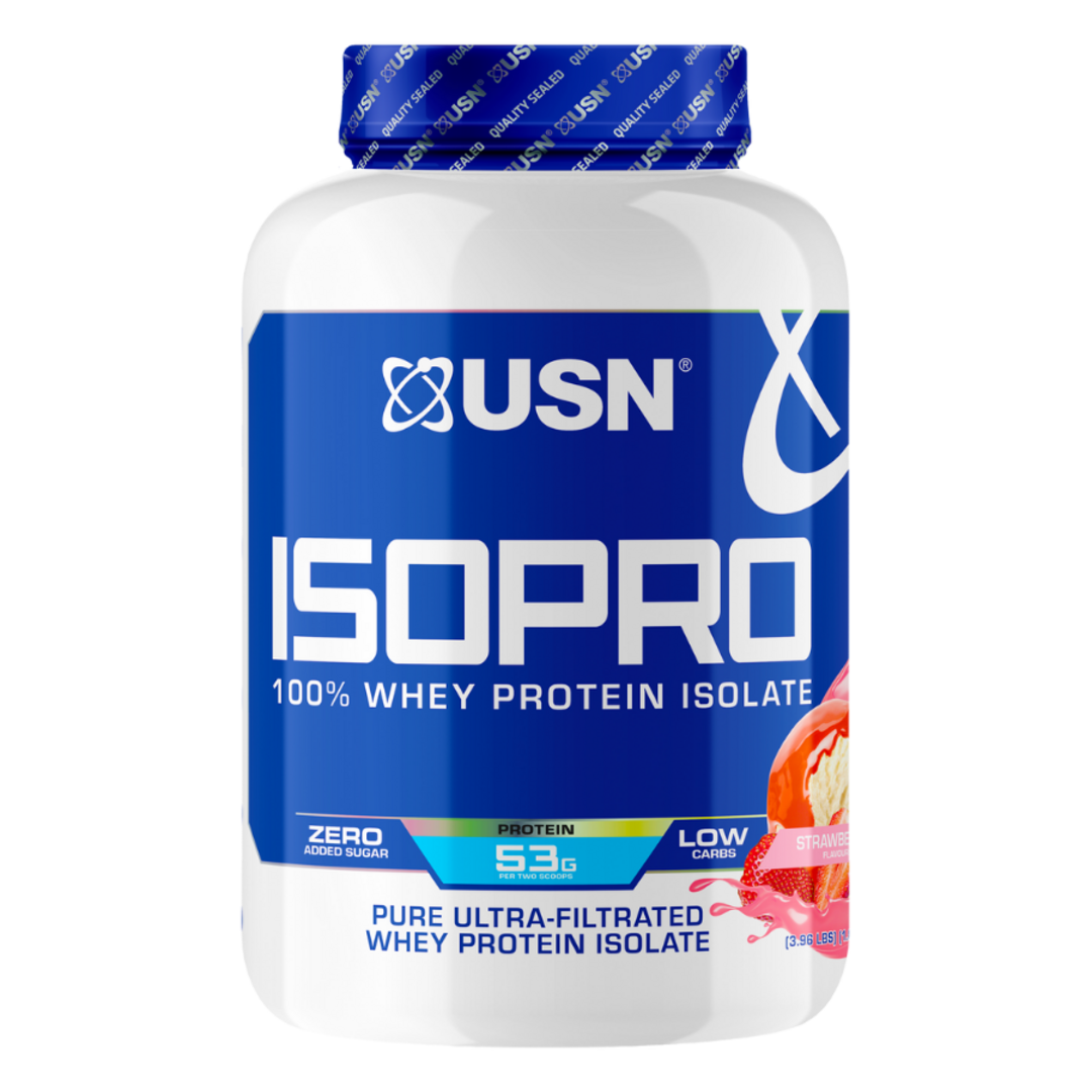 USN IsoPro Whey Protein Isolate 900g - jahoda