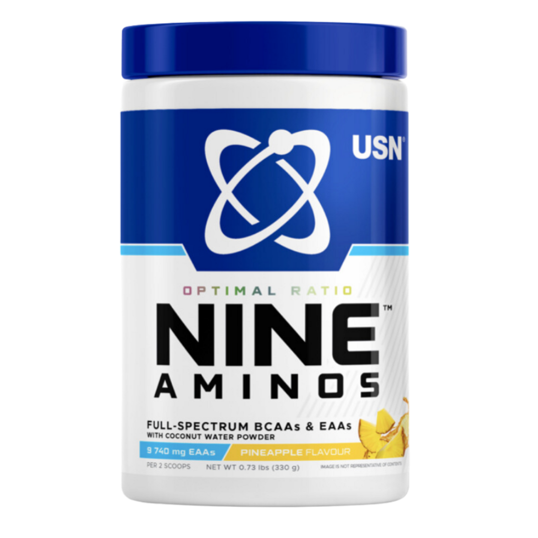 USN Nine Aminos 330g - záhadná malina