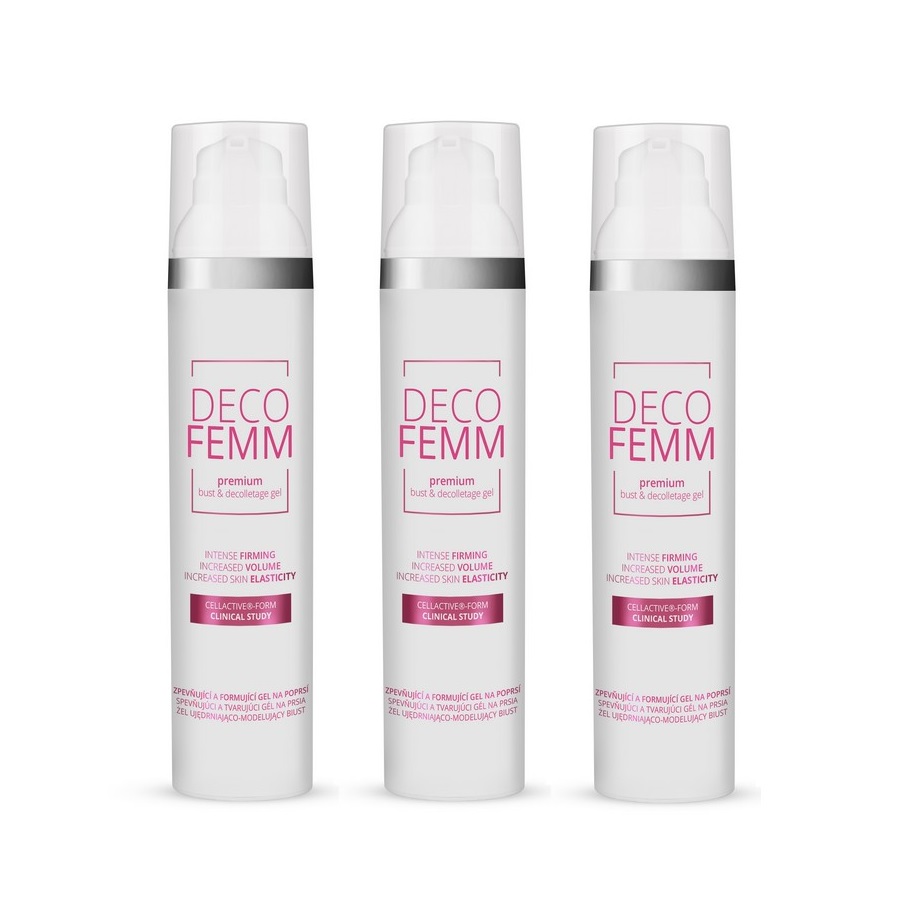 VALAVANI DecoFemm Zpevňující a formující gel na poprsí 3x100 ml