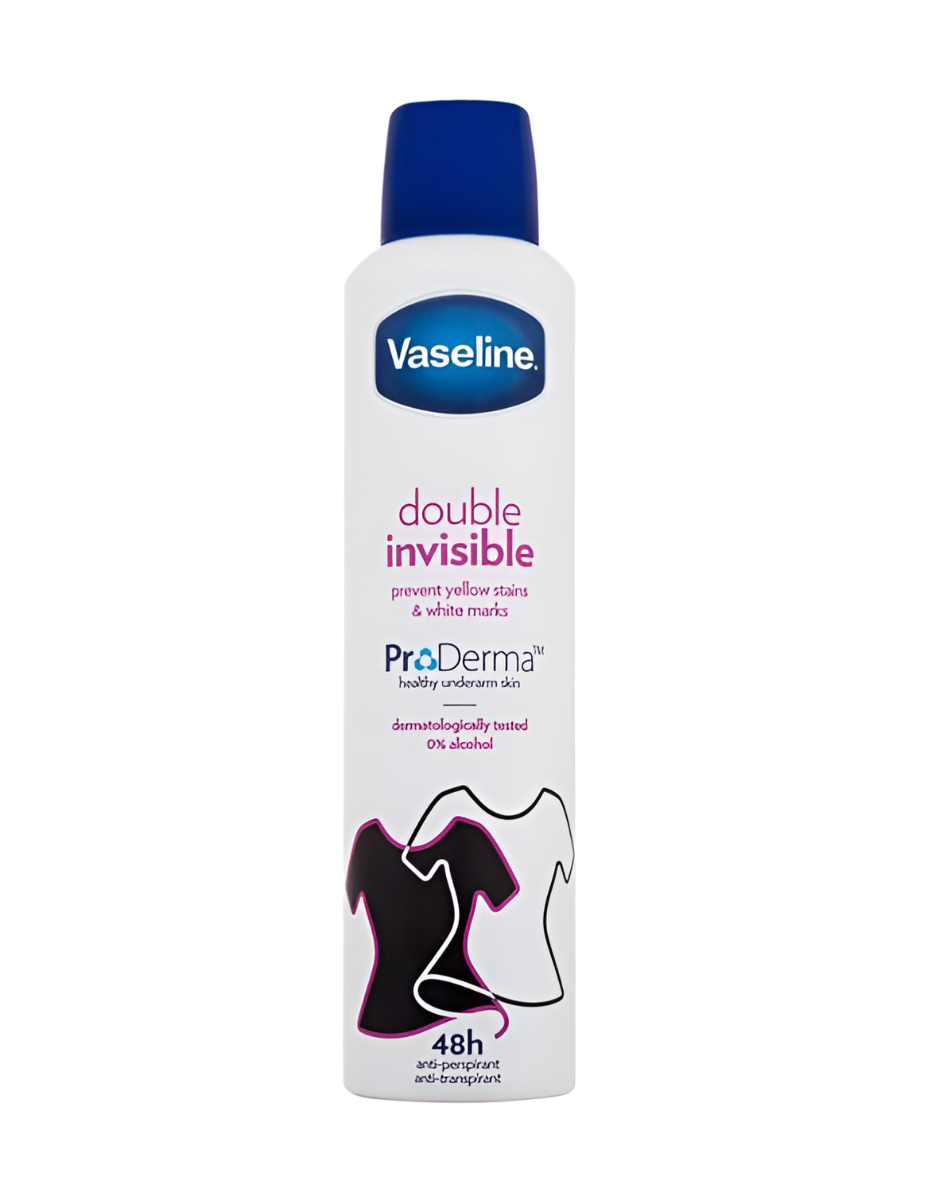 Vaseline Double Invisible antiperspirant ve spreji 250 ml