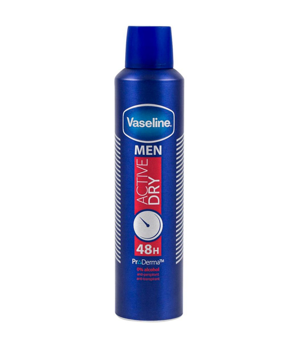 Vaseline Men Active Dry antiperspirant ve spreji 250 ml