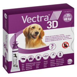 VECTRA 3D Spot-On L pro psy 25-40kg 4,7 ml 3 pipety