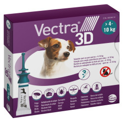 VECTRA 3D Spot-On S pro psy 4-10 kg 1,6 ml 3 pipety