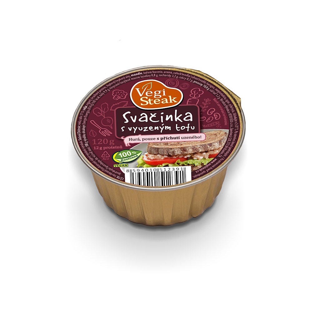 VEGI STEAK Svačinka s vyuzeným tofu 120 g