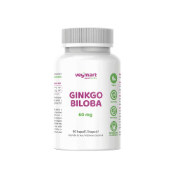 Vegmart GINKGO BILOBA 60 mg 90 kapslí