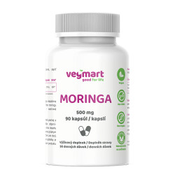 VEGMART Moringa 500 mg 90 kapslí