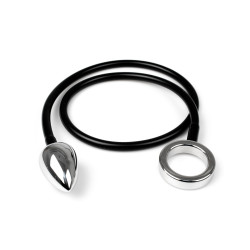 Velvet SM Kroužek s análním kolíkem - Nolem