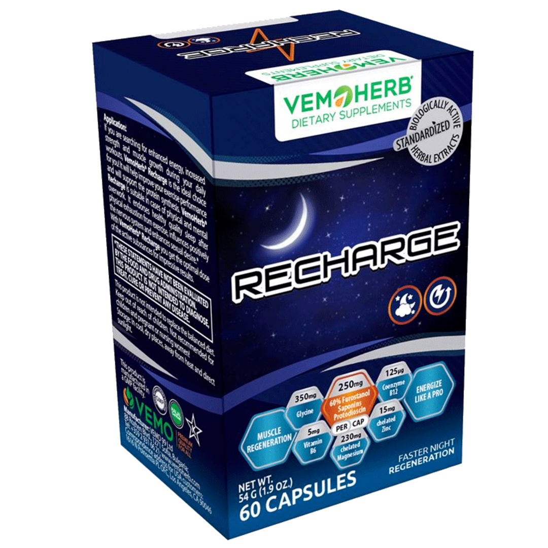 VemoHerb Recharge - 60 kapslí