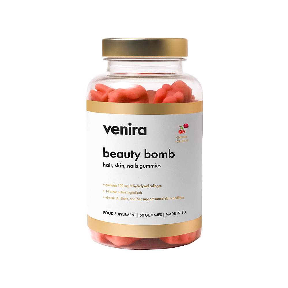 VENIRA Beauty bomb třešňové 60 kusů