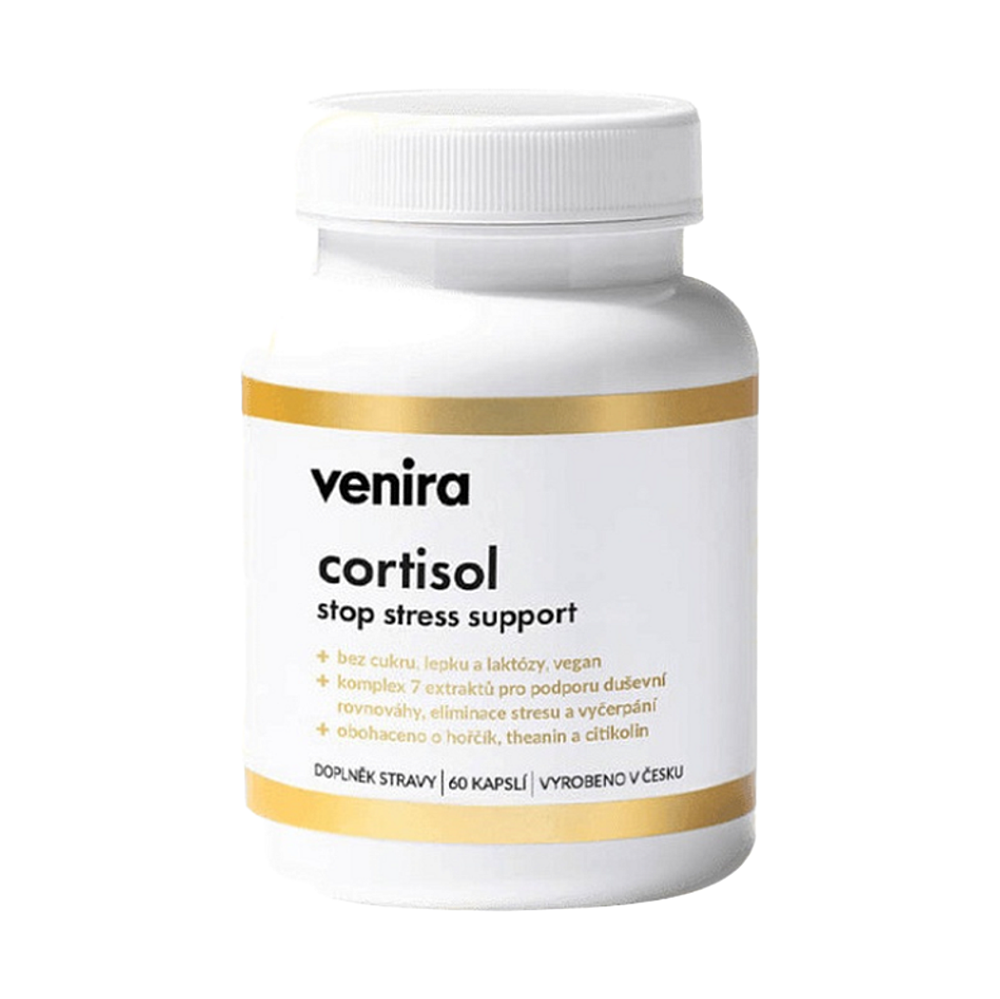 VENIRA Cortisol stop stress support 60 kapslí