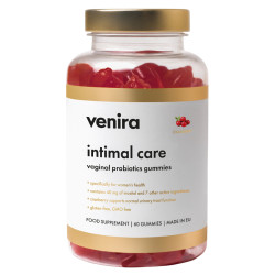 VENIRA Intimal care vaginal probiotics gummies brusinka 60 kusů