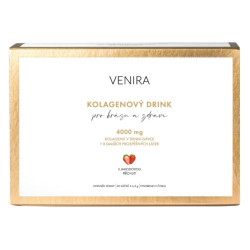 VENIRA Kolagenový drink pro vlasy, nehty a pleť jahoda 30 sáčků