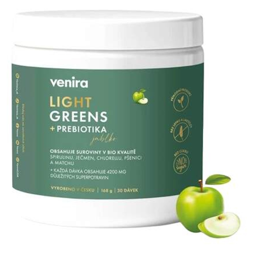 VENIRA light greens prebiotika jablko 168 g