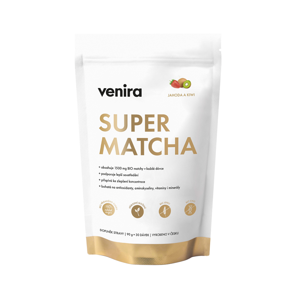 Venira Super Matcha jahoda a kiwi 90 g