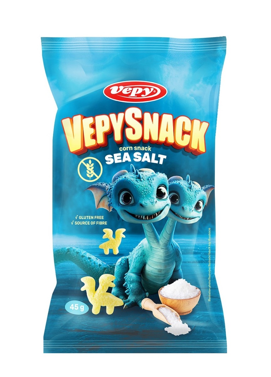 Vepy Kukuřičný snack s mořskou solí 45 g