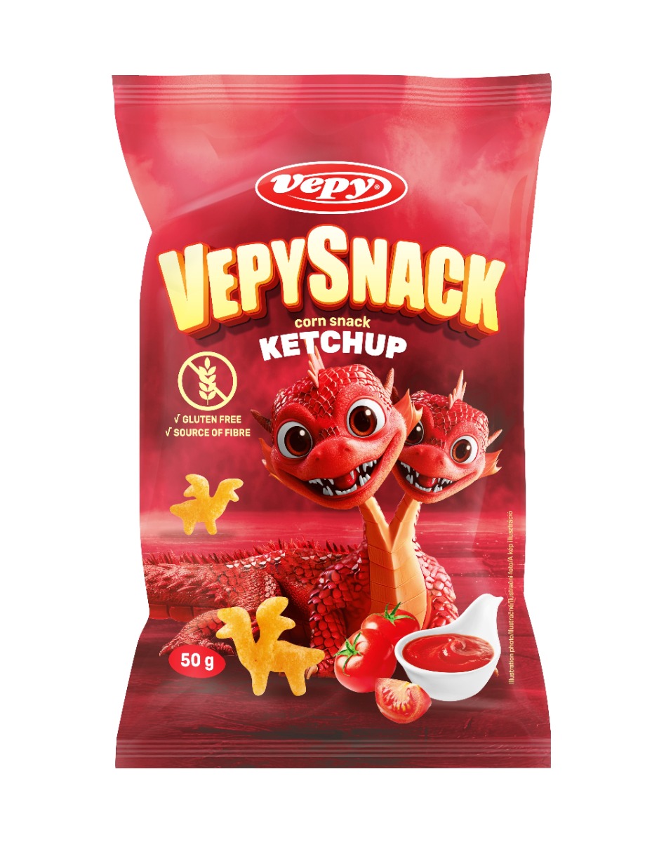 Vepy Kukuřičný snack s příchutí kečupu 50 g