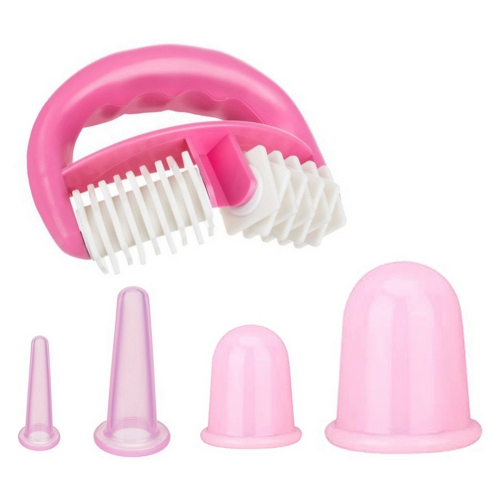 VERK GROUP Silikonové masážní baňky a anticelulidní masér