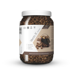 VERM-X Přírodní granule proti střevním parazitům pro kočky 650 g