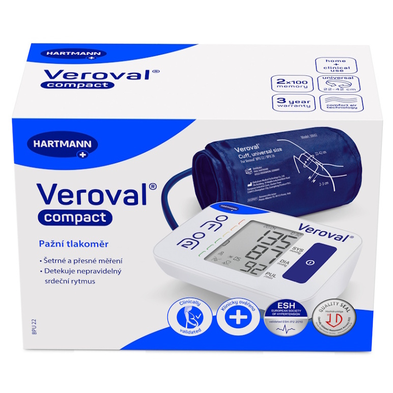 VEROVAL Compact pažní tlakoměr digitální
