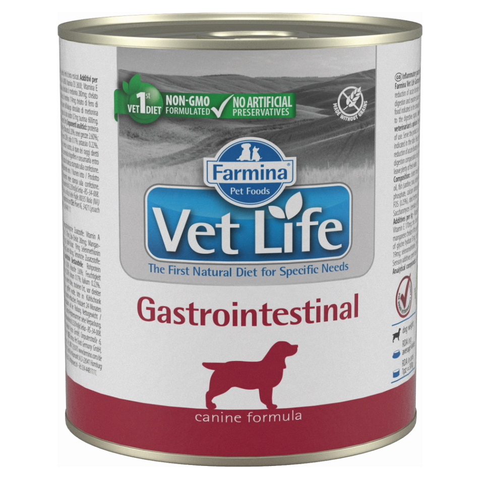 VET LIFE Natural Gastrointestinal konzerva pro psy 300 g