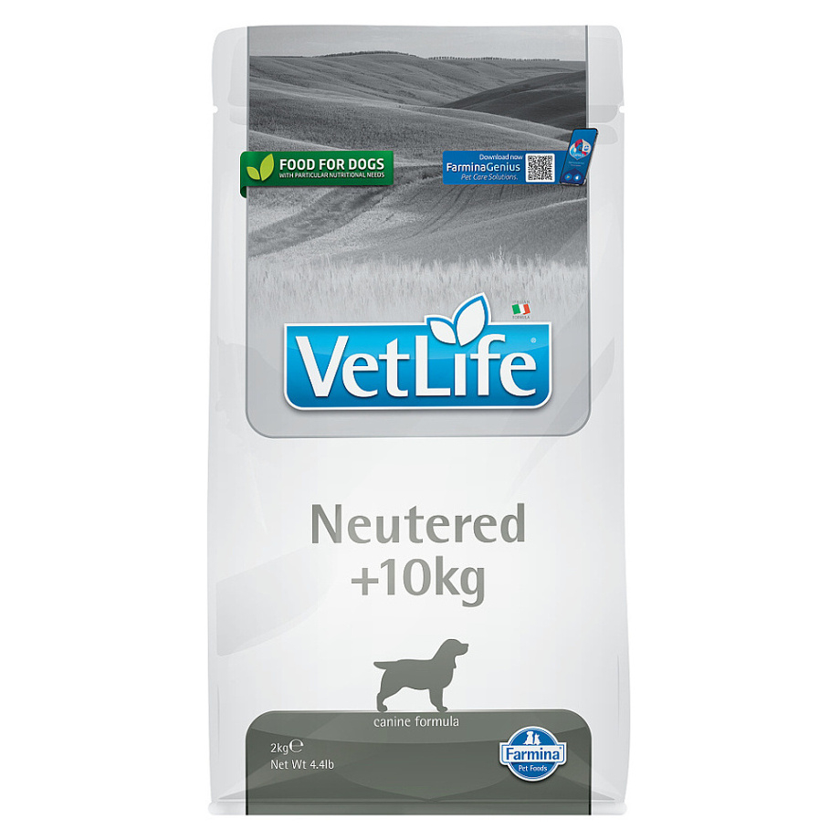 VET LIFE Natural Neutered granule pro kastrované psy nad 10 kg hmotnosti, Hmotnost balení: 12 kg