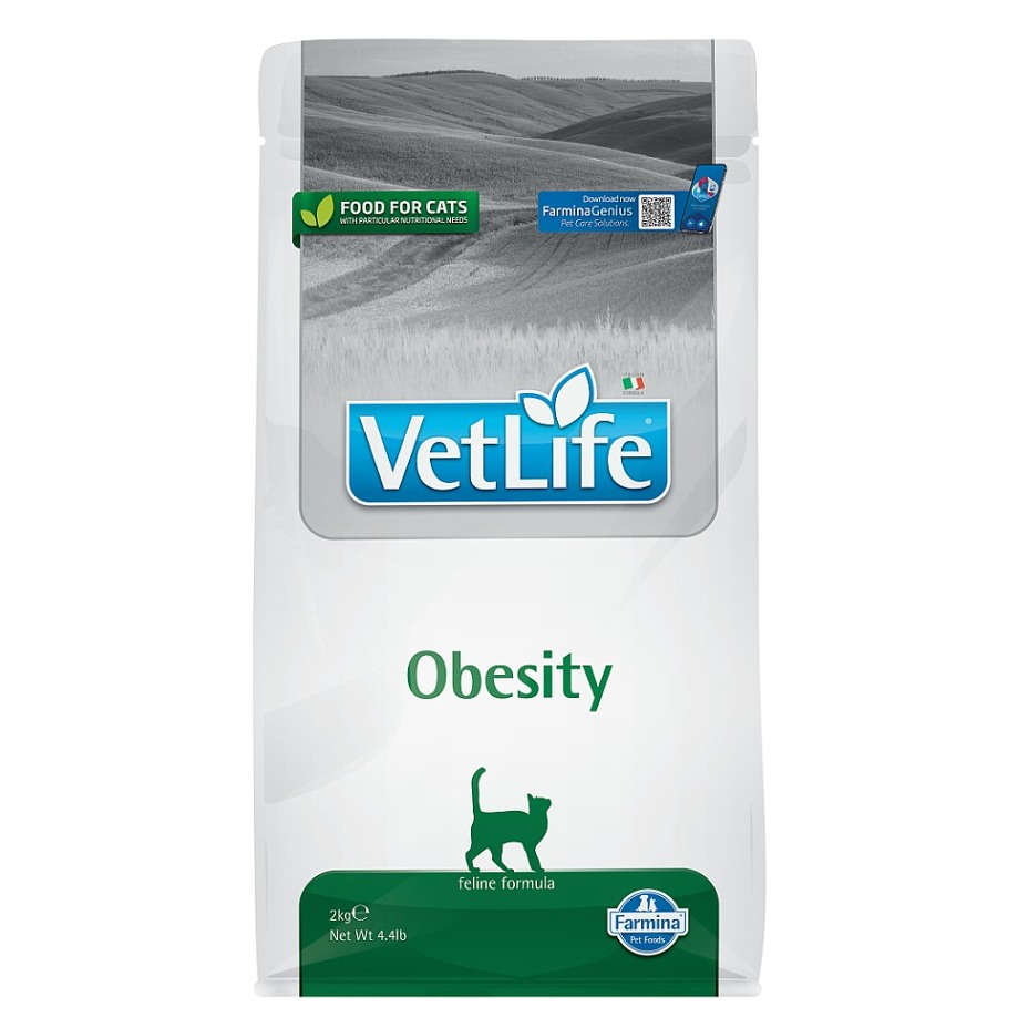 VET LIFE Natural Obesity granule pro kočky, Hmotnost balení: 400 g
