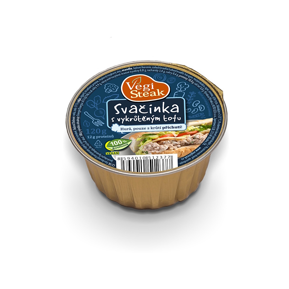 VETO ECO Vegi steak svačinka s vykrůtěným tofu 120 g