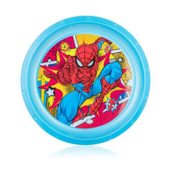 Vetro-Plus Mělký plastový talíř Spiderman 22 cm