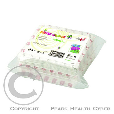 VIACELL D123Ekonomy Dětské náplasti sáček 200 ks