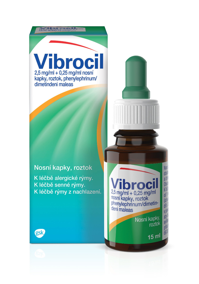 Vibrocil nosní kapky 15 ml