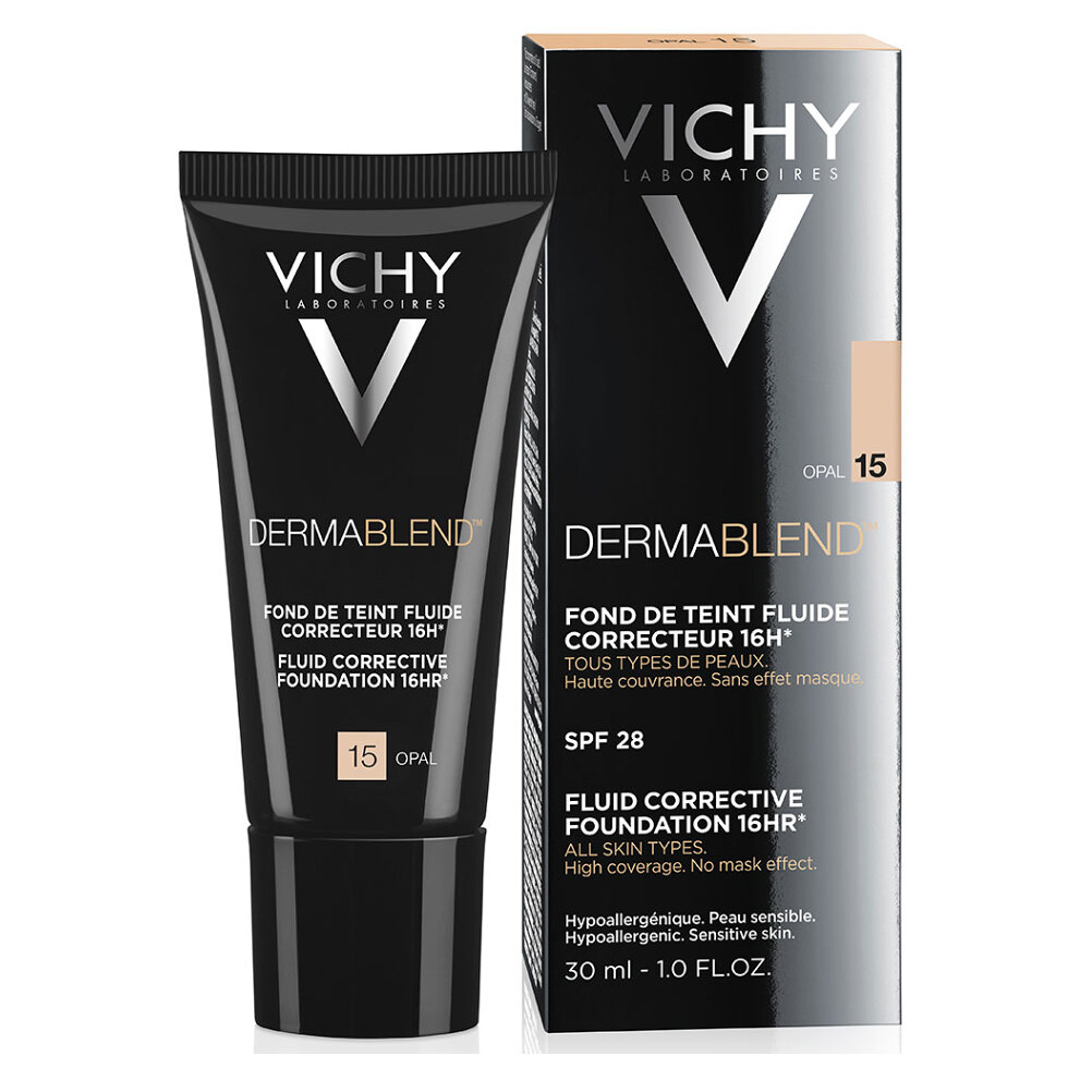 VICHY Dermablend Fluidní korekční make-up - odstín 15 Opal 30 ml