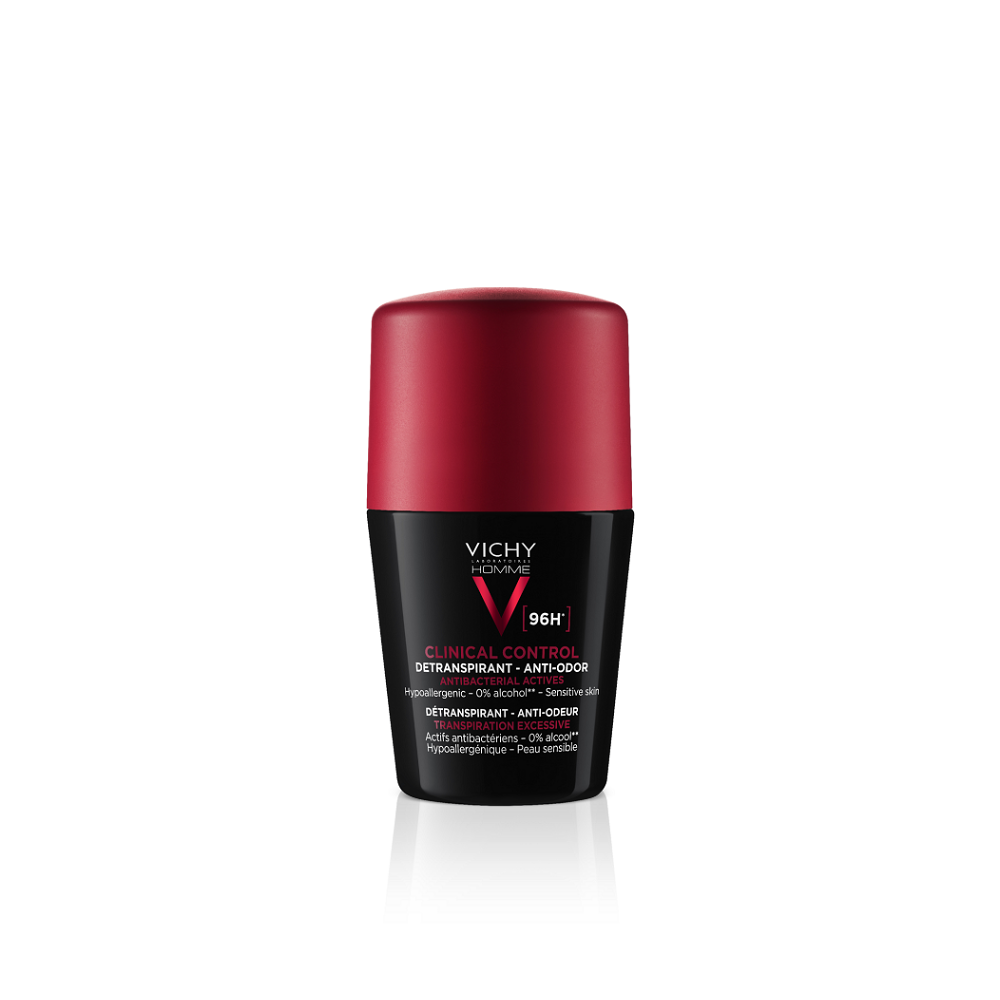VICHY Homme 96h Detranspirant proti zápachu roll-on 50 ml