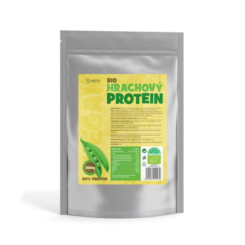 VIESTE Hrachový protein BIO 300 g