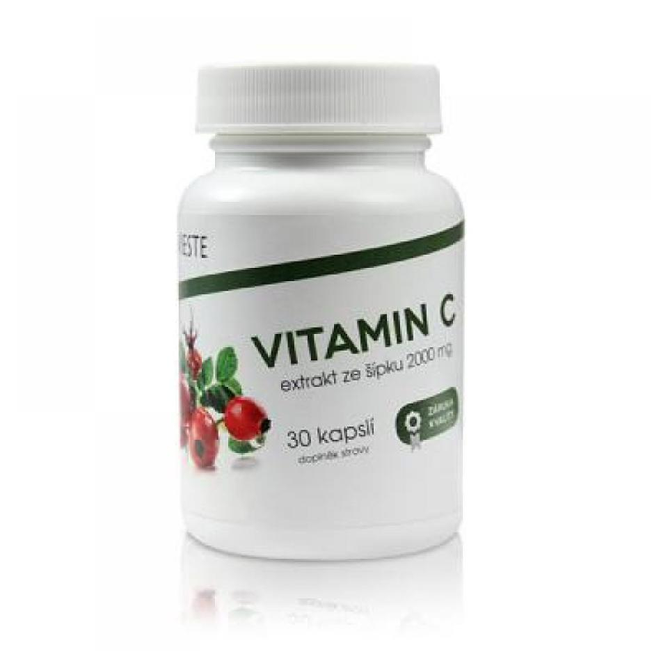 VIESTE Vitamin C ze šípku 2000 mg 30 kapslí