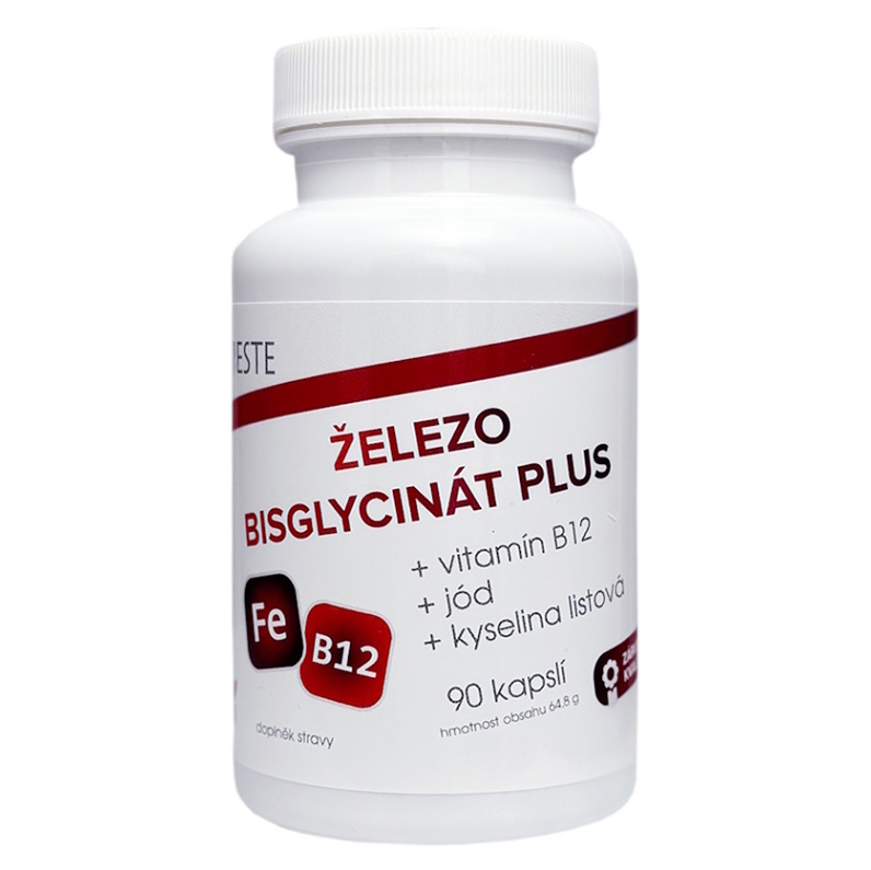 VIESTE Železo bisglycinát Plus 90 kapslí