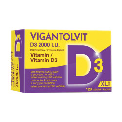 VIGANTOLVIT Vitamin D3 2000 I.U. 120 tobolek