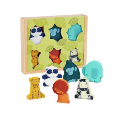 Vilac Dřevěné postavičky Džungle 7 ks