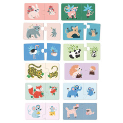 VILAC Puzzle mláďátka a maminky