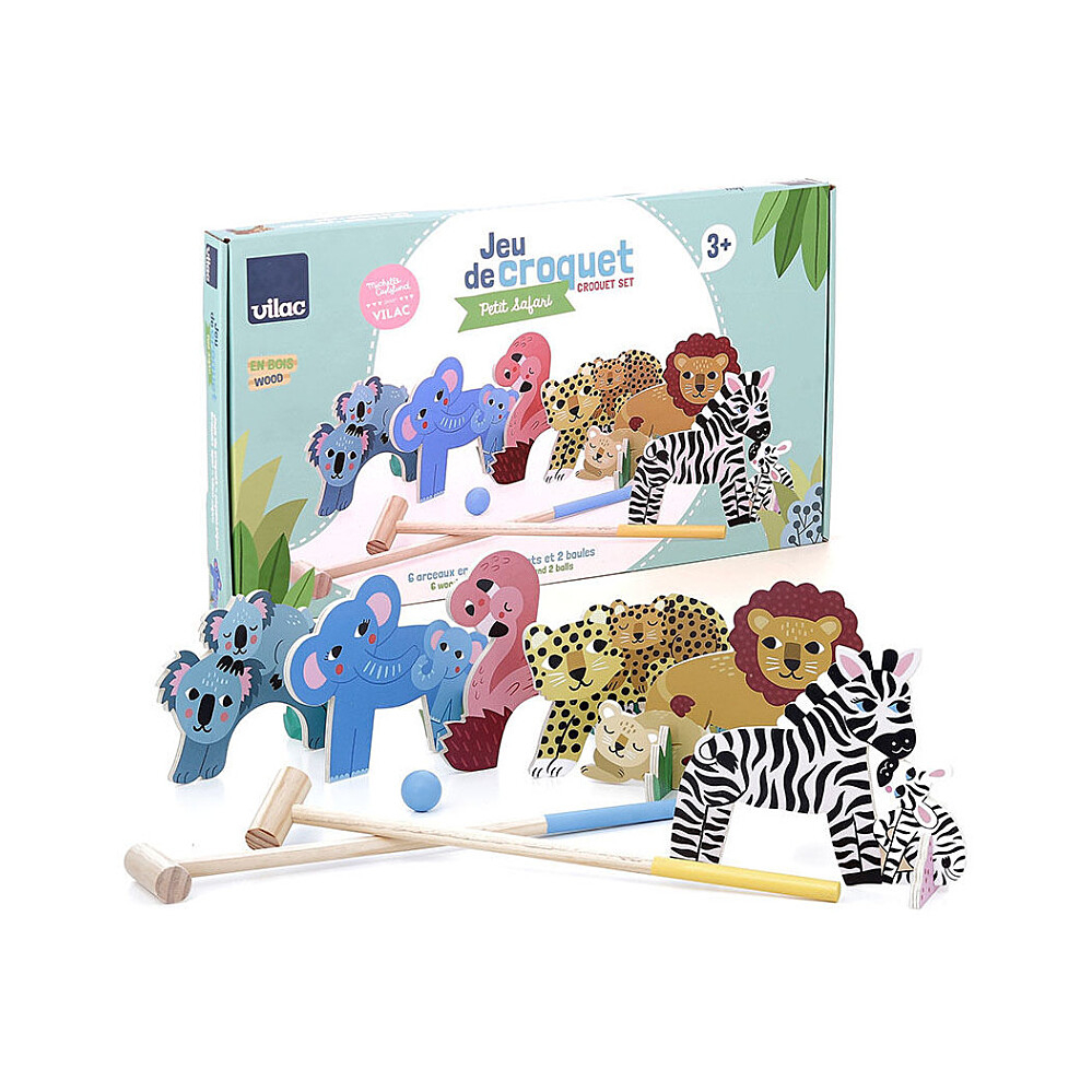 VILAC Safari kroket maminka a mládě 16 kusů