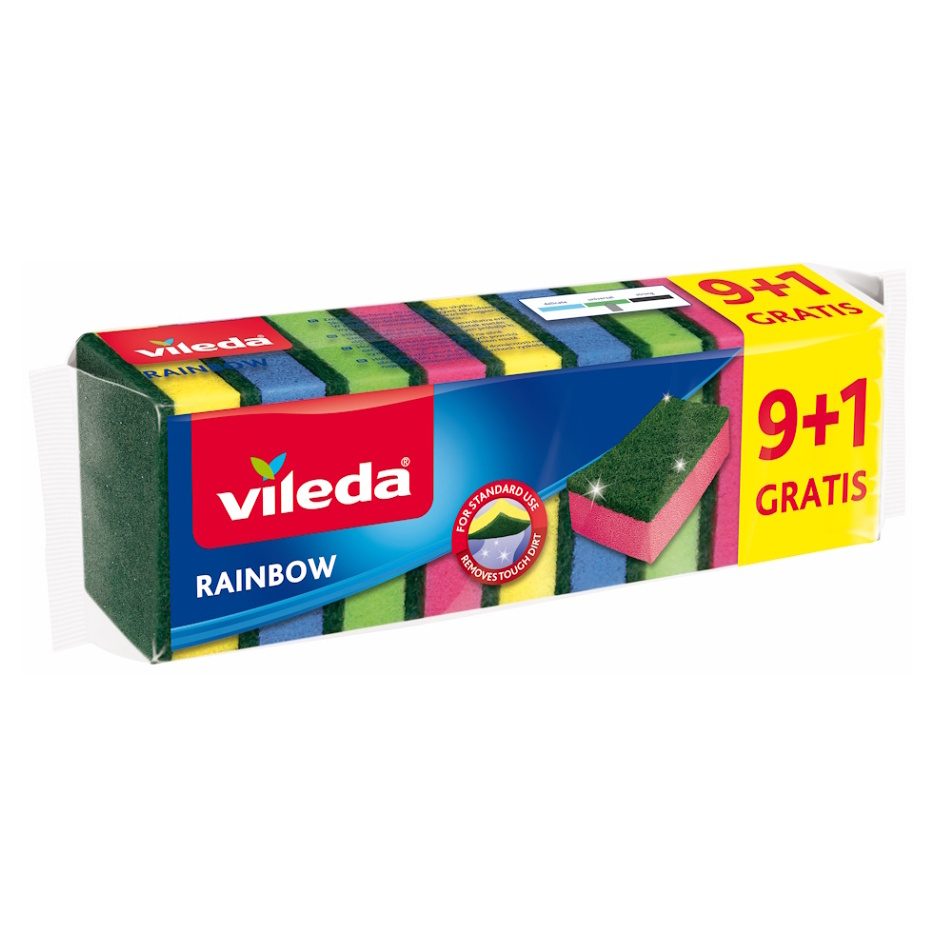 VILEDA Rainbow Houbička 9+1 ks